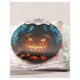 APPEARS NEW - Christmas Ornament, Stained Glass Ornament, Christmas Decorations for Tree, Holiday Ornament, Unique Gift Idea - Horrible Pumpkin