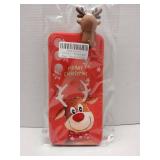 FACTORY SEALED - Yzniyzce Christmas Case for Samsung Galaxy S24+ Plus 5G, Silicone Red Cover with 3D Deer Doll Patterns Design Shockproof Soft Bumper Cartoon Cute Xmas Present Cover for Samsung S24+ P