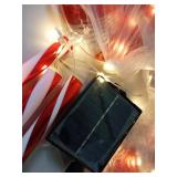 Solar Powered LED Holiday Light Set (no charger)