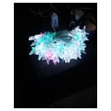 APPEARS NEW - Minetom Star String Lights Battery Operated - 17 ft 50 LED Color Changing Star Fairy Light with Remote and Timer, 16 Single Colors and 7 Modes Starry Lights for Bedroom Dorm Tent Bed Pat