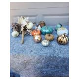 Elegant Fall Decorative Pumpkin and Acorn Collection