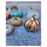 Elegant Fall Decorative Pumpkin and Acorn Collection