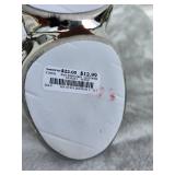 Modern Silver Heart Decorative Sculpture