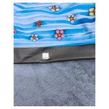 LOT OF 2 Thun Floral Wave Pattern Handbag
