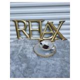 Artistic Glass Plates with Gold Trim