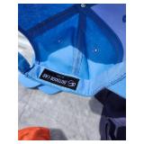 Outdoor Cap Collection - Navy, Light Blue, and Orange Baseball Caps