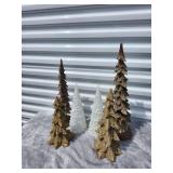 Decorative Christmas Tree Set - Mixed Materials