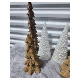Decorative Christmas Tree Set - Mixed Materials
