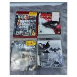PS3 Action Games Bundle - GTA IV, God of War, Batman, Infamous