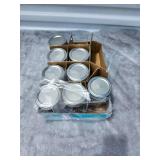 Trueliving 8oz Glass Jelly Jars