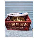 Vintage Nautical Rope in Storage Crates