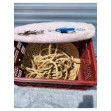 Vintage Nautical Rope in Storage Crates