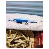 Vintage Nautical Rope in Storage Crates