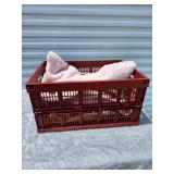 Vintage Nautical Rope in Storage Crates