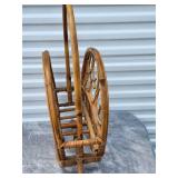 Vintage Bamboo Magazine Rack