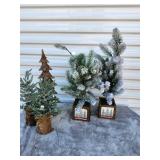 Rustic Christmas Tree Decorative Set