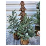 Rustic Christmas Tree Decorative Set