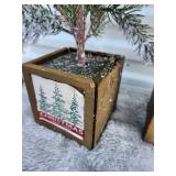 Rustic Christmas Tree Decorative Set