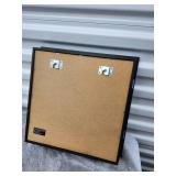 Black Shadow Box Display Case with Glass Front