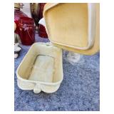 Vintage Collectibles Bundle with Milk Glass and Red Glassware