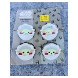 Star Wars The Mandalorian Baby Yoda Bag Clips 4-Pack