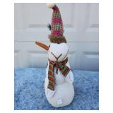 Rustic Fabric Snowman Christmas Decoration