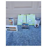 Miscellaneous Collection Lot - CDs, Tumblers, and Model Trucks