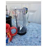Kitchen Collection Lot - Glasses, Liner & Cast Iron