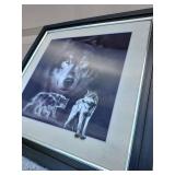 Framed 3D Wolf Pack Art Print