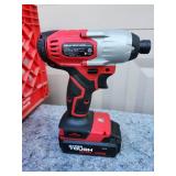 Professional Power Tool Kit with Leather Tool Belt - Corded Drill Works - Impact Driver Not Tested