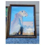 Vintage African Wildlife Art Print Set - 18 x 22