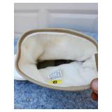 UGG White and Tan Winter Snow Boots - Women