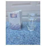 Vintage Avon Floral Bouquet Crystal Vase