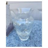 Vintage Avon Floral Bouquet Crystal Vase