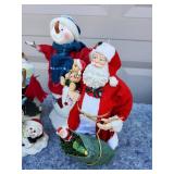Vintage Christmas Decorative Figurine Collection