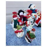 Vintage Christmas Decorative Figurine Collection