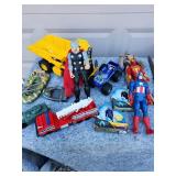Mixed Toy Collection - Superheroes & Vehicles