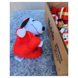 Vintage Christmas Ornament Collection with Santa Figure