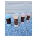 Vintage Mid-Century Tiki Glasses Set