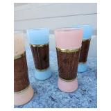 Vintage Mid-Century Tiki Glasses Set