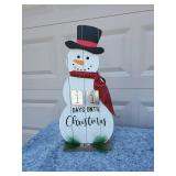Christmas Countdown Snowman Decor