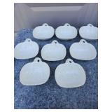 Robert Stanley Joyfall White Pumpkin Plates Set