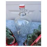 Vintage Coca-Cola Classic 6-Pack Glass Bottles - NASCAR Edition