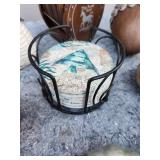 Autumn Decor Collection with Black Horse Coasters