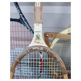Vintage Tennis Racket Collection - Wilson and Slazenger