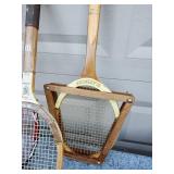 Vintage Tennis Racket Collection - Wilson and Slazenger