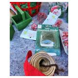 Vintage Christmas Decoration Supply Lot