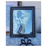 Vintage Religious Art Collection with Decorative Metal Elements