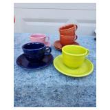 Vintage Fiestaware Tea Cup and Saucer Set