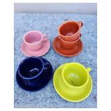 Vintage Fiestaware Tea Cup and Saucer Set